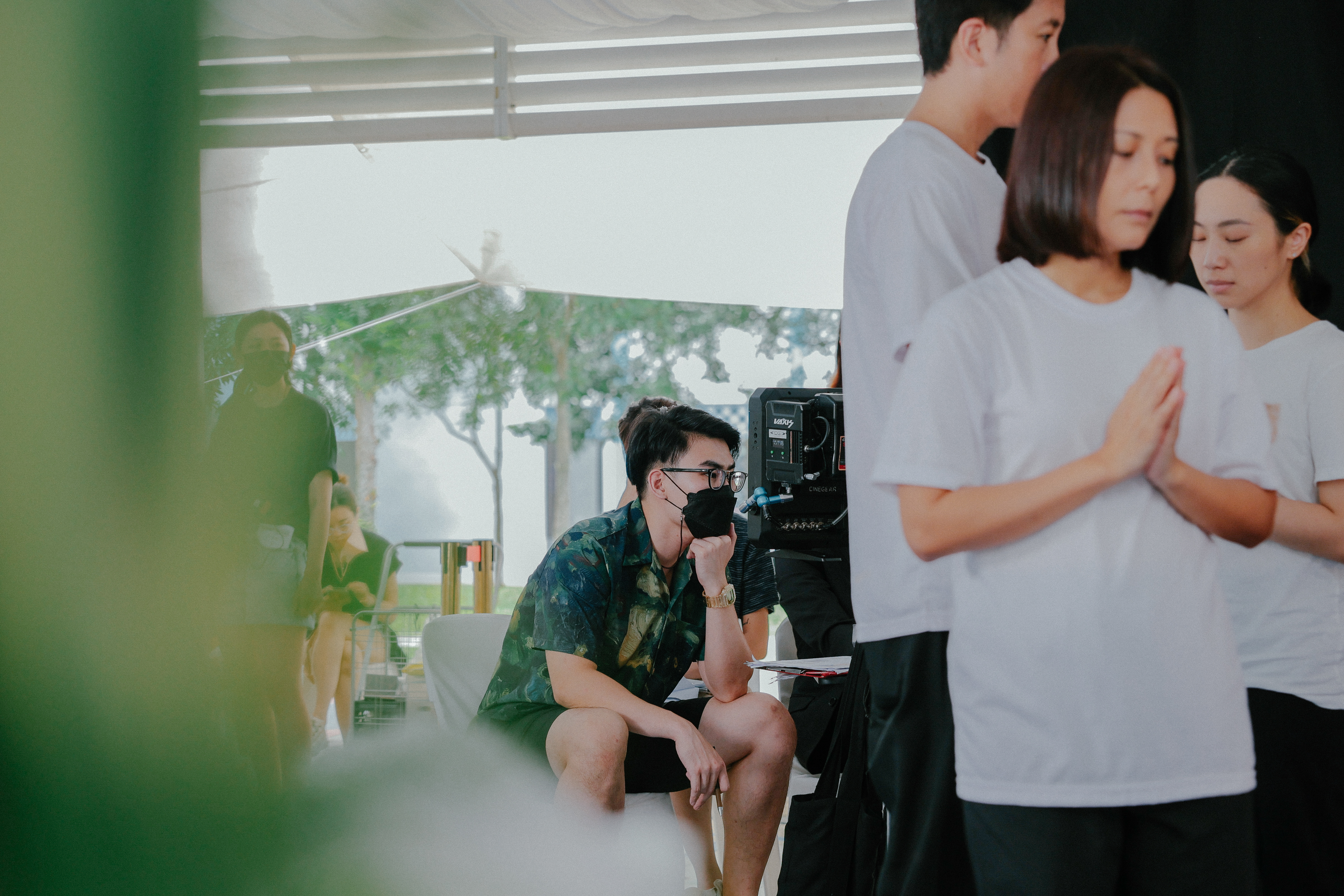 On set